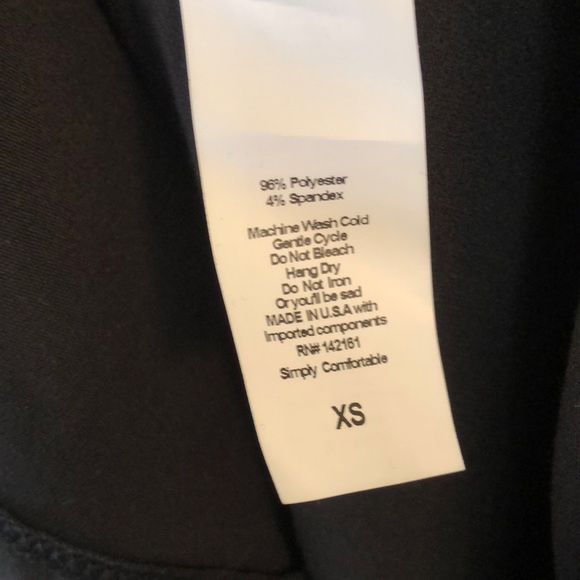 LuLaRoe Solid Black Maurine Dress - Picture 4 of 5